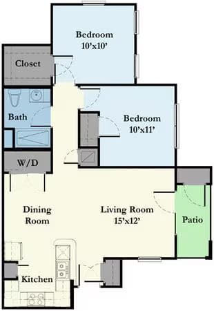 San Juan 820 floor plan