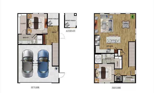 Magnolia P1.B-1303 floor plan
