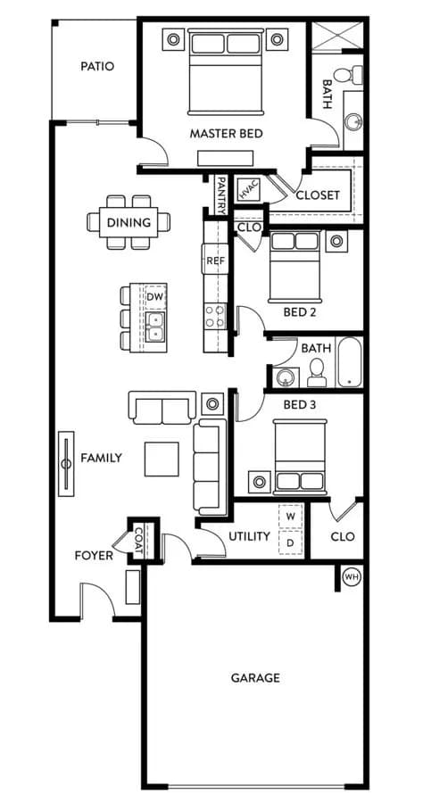 Aspen 459PP floor plan