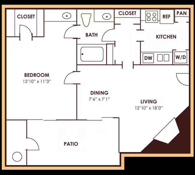 B 1721 floor plan
