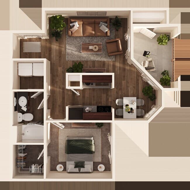 A2 Private floor plan