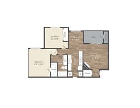 B01 4-434 floor plan