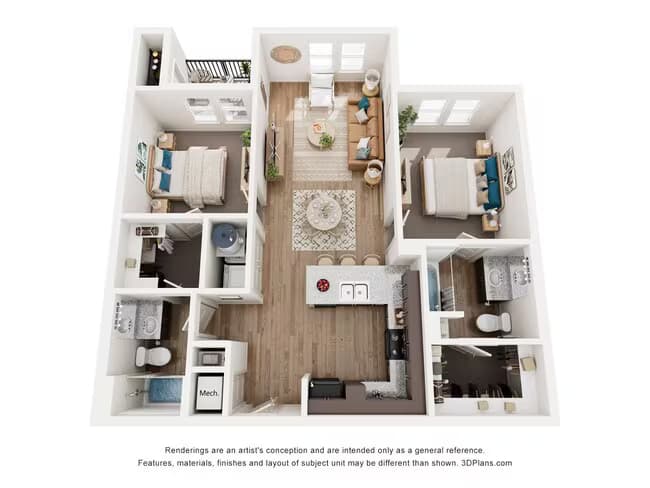 B floor plan