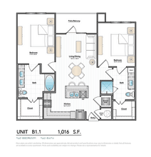 B1.1 11-11307 floor plan