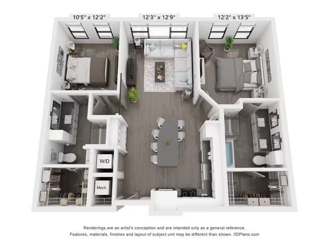 B1 284 floor plan