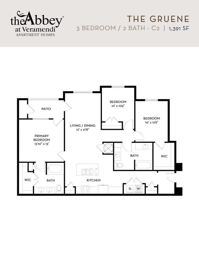 The Gruene 7302 floor plan