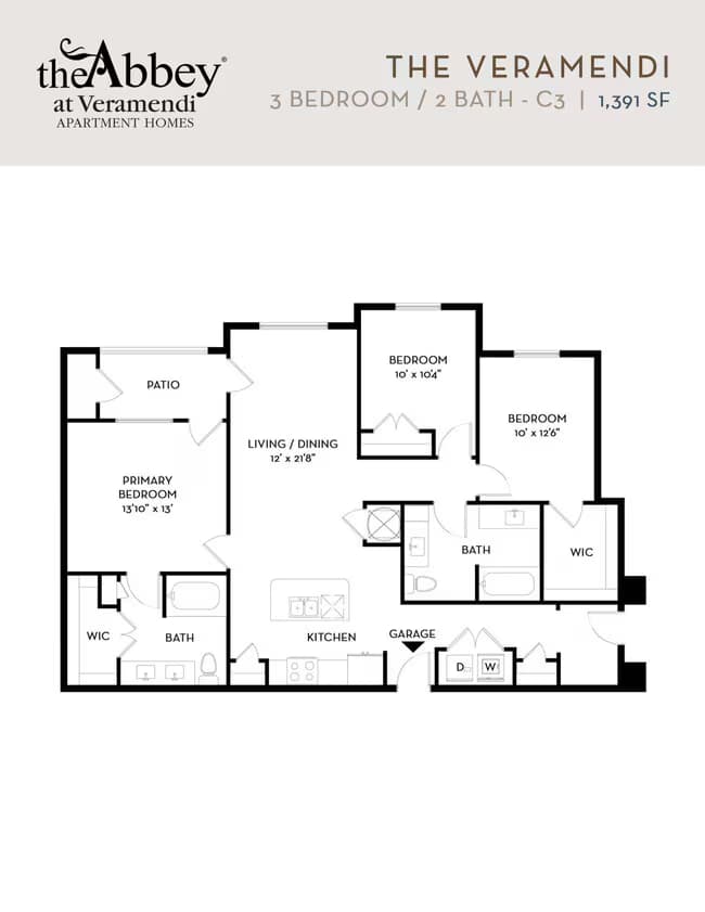 The Veramendi 7109 floor plan