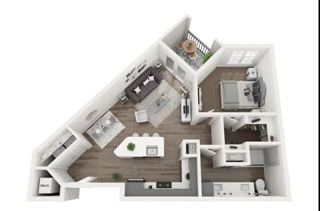 Calistoga 1-1245 floor plan