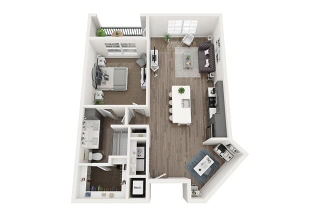 Woodacre 1-1215 floor plan