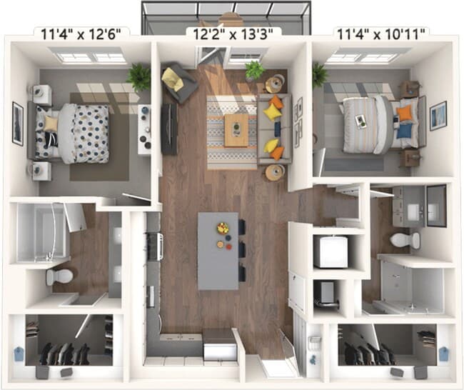 B2 2-247 floor plan