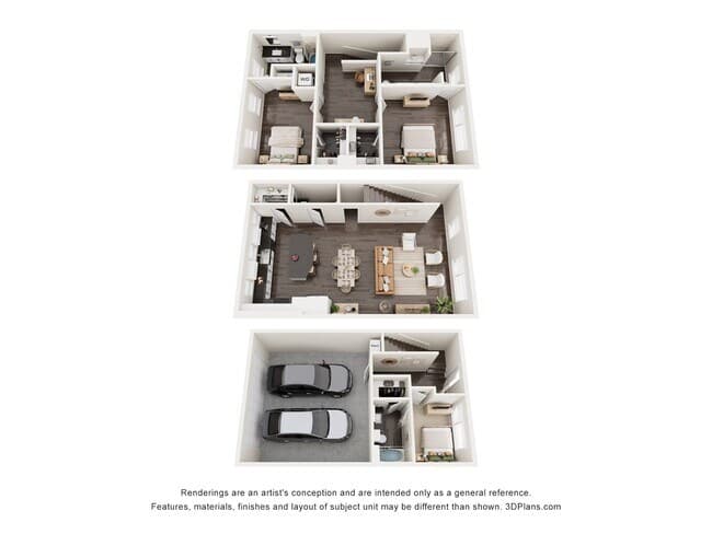 3 Beds • 3 Bath 08105 floor plan