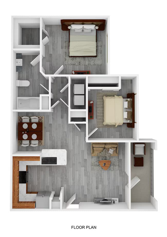 B 323 floor plan