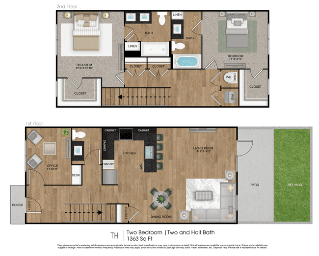 TH2 7103 floor plan