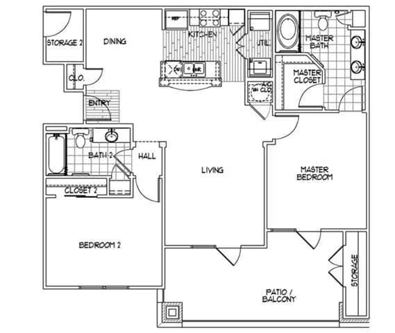 B2 7203 floor plan