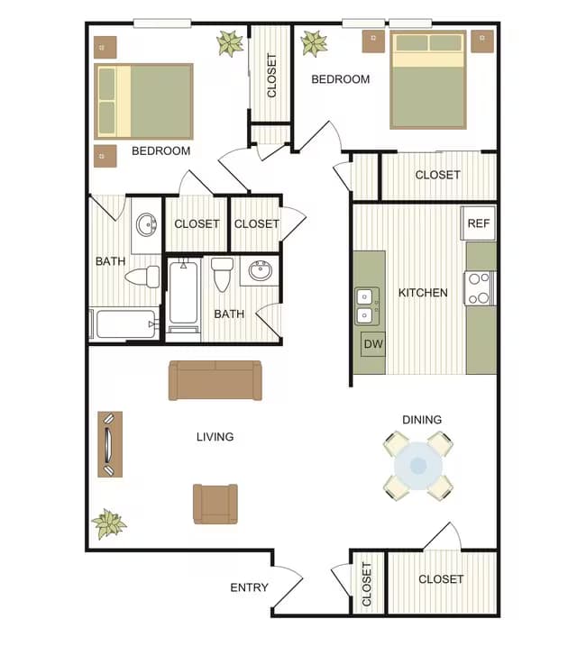 Canyon 46 floor plan