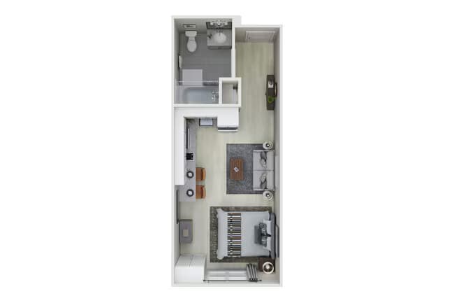 Studio A 3007 floor plan