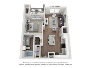 A1 4323 floor plan