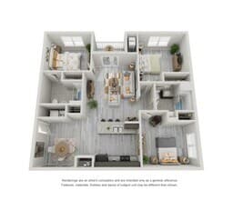 3 Bedroom floor plan