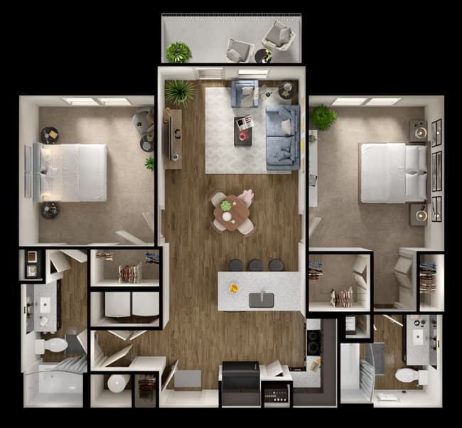 B2 3203 floor plan