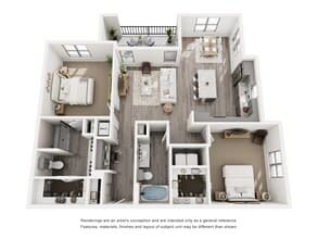 2B 2B 4101 floor plan