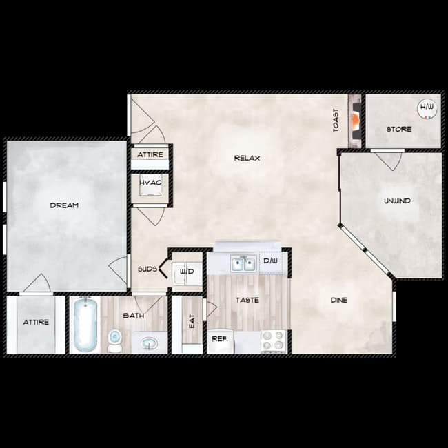 EU1x1 E912 floor plan