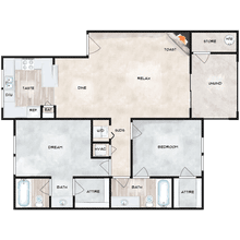 EU2x2 E1110 floor plan