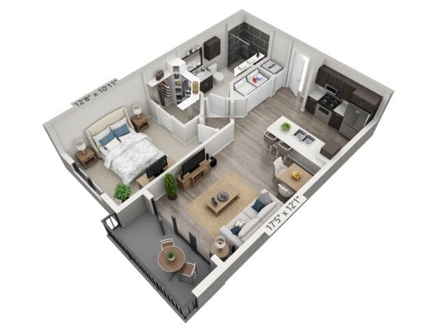A1 124 floor plan