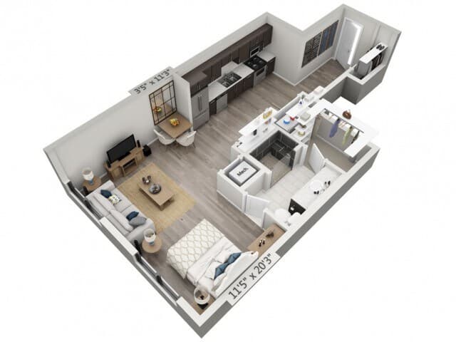 E1 501 floor plan