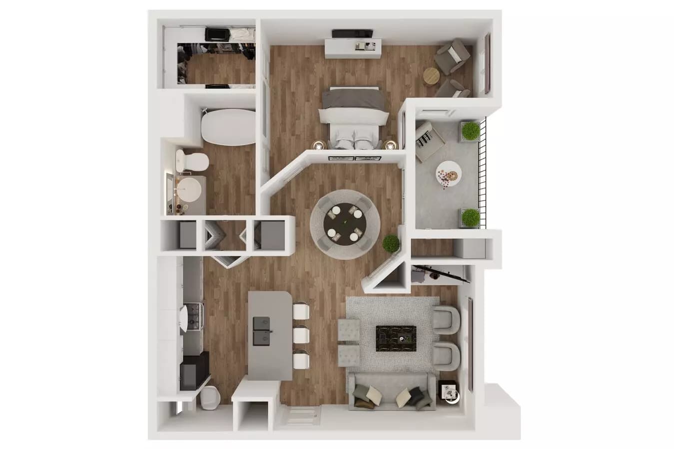 Auberge 317 floor plan