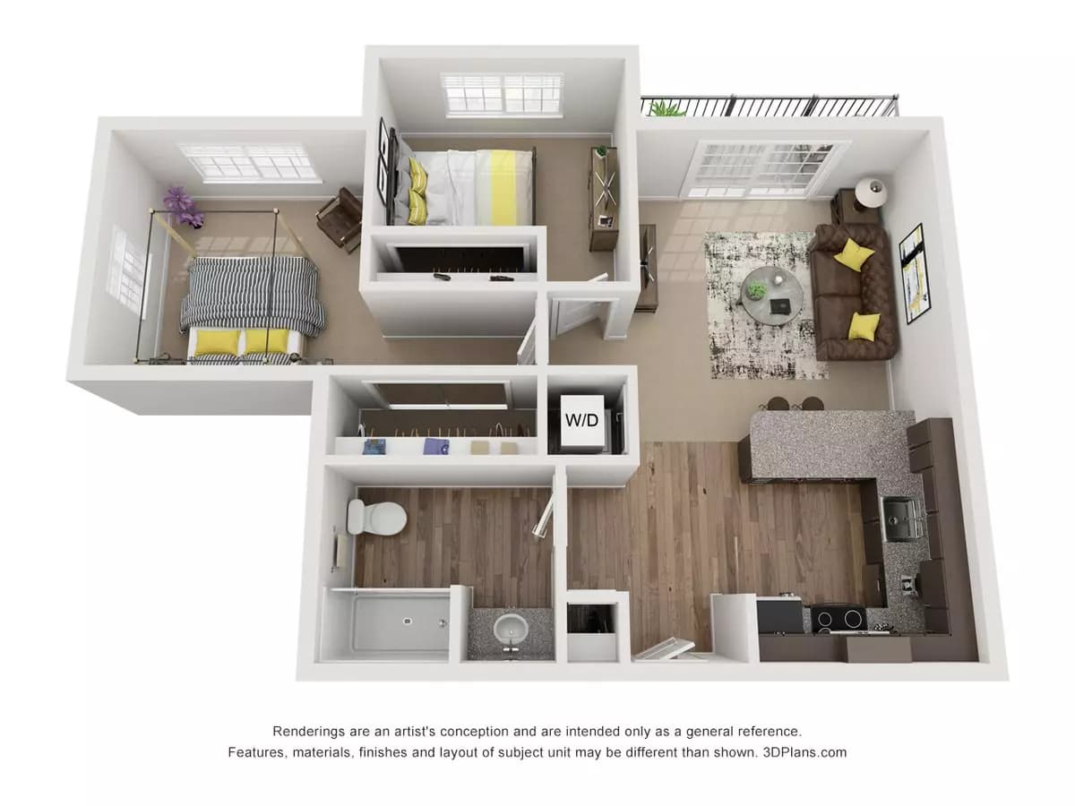 Unit 20326093 7206 floor plan