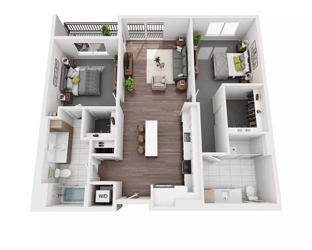 Unit 20205160 410 floor plan