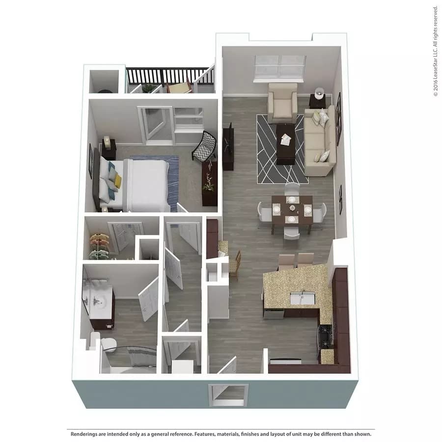 Unit 20085517 WAIT2 floor plan