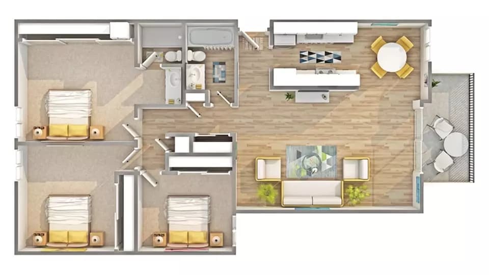 Unit 105 105 floor plan