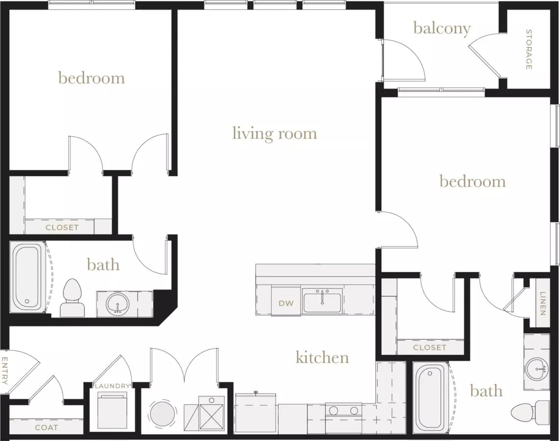 Unit 101 101 floor plan
