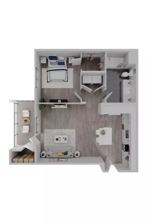 Unit 20396709 1206 floor plan