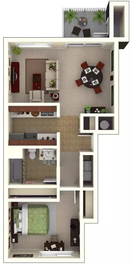 Unit 18497778 WAITSVA1 floor plan