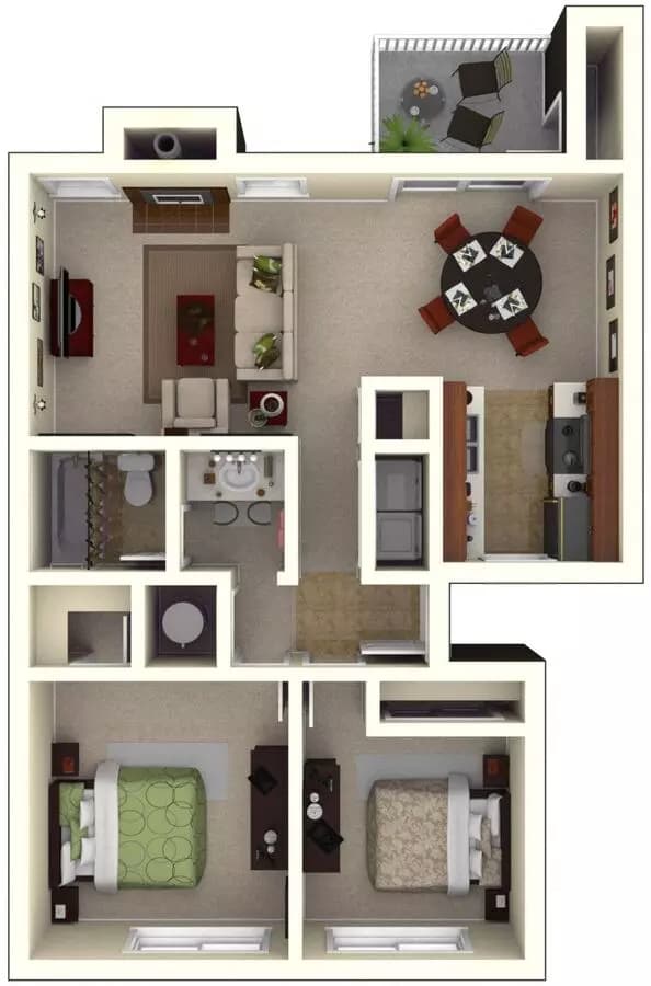 Unit 18497779 WAITSVA2 floor plan