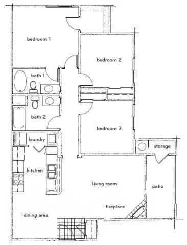 Unit 19834100 5304 floor plan