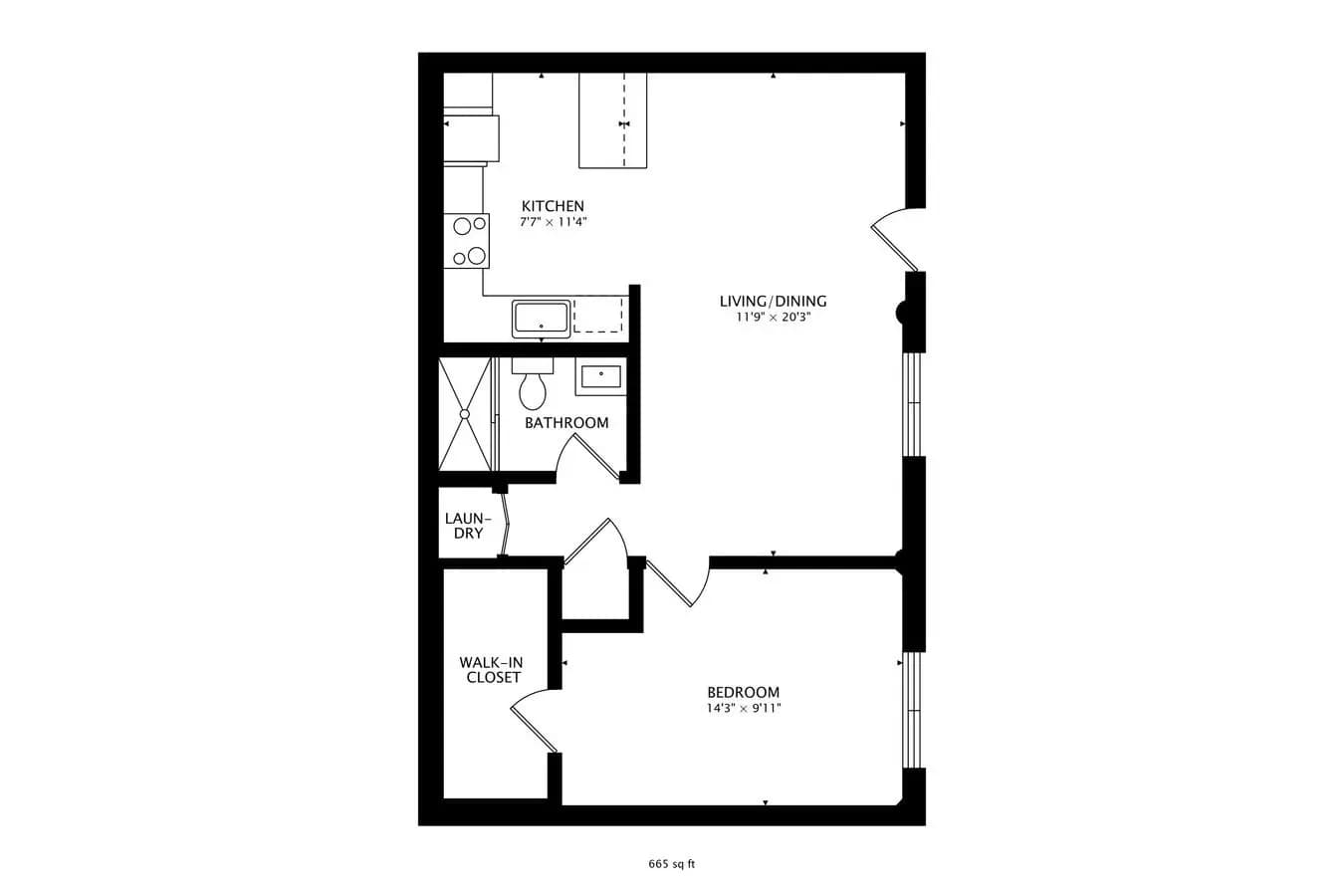 Unit 20501088 floor plan