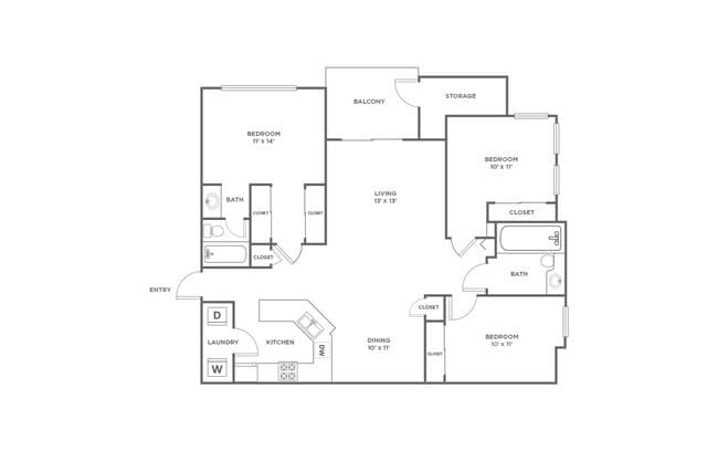 C1 525 floor plan
