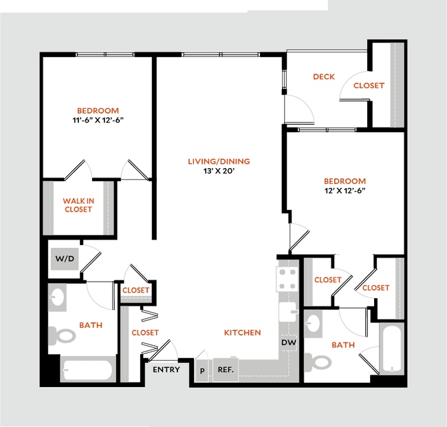 Plan 2C 301 floor plan