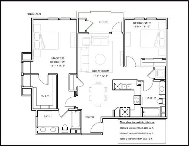 Plan 6 A452 floor plan