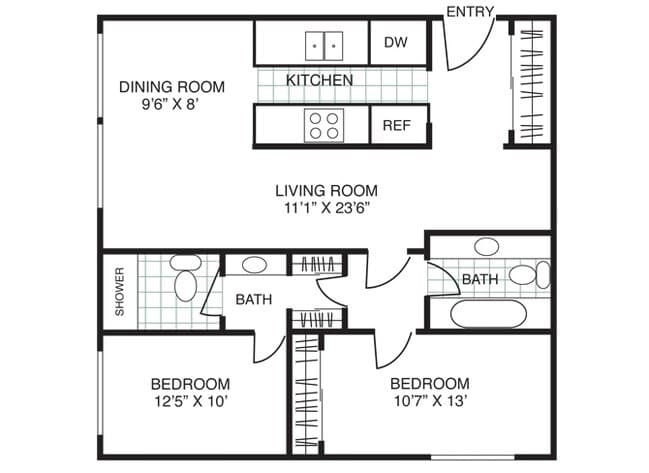 Residence 8 floor plan
