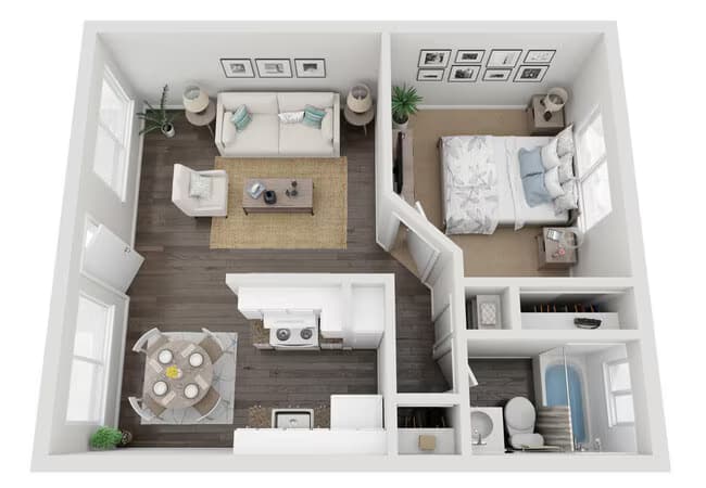 1x1 39-TRO floor plan