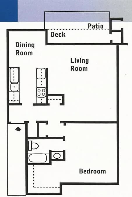 1 Bedroom Flat floor plan