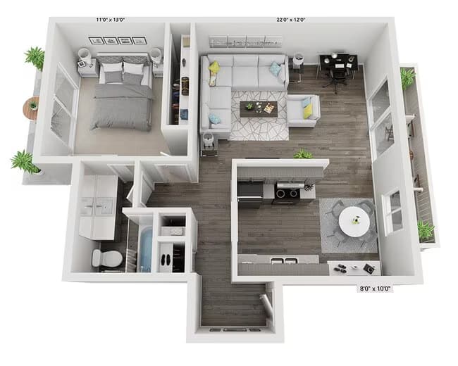Plan A2 019 floor plan