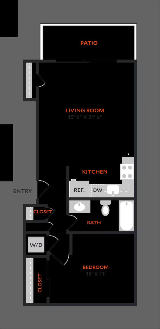 Plan 1AR 329 floor plan