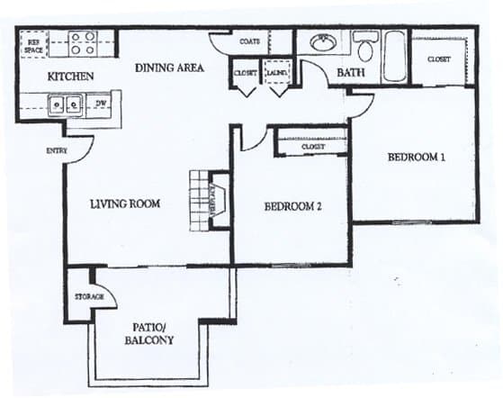 2X1-750 445-21 floor plan