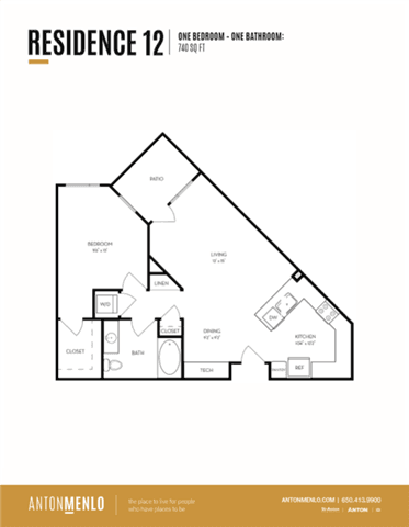 Residence 12 144A floor plan