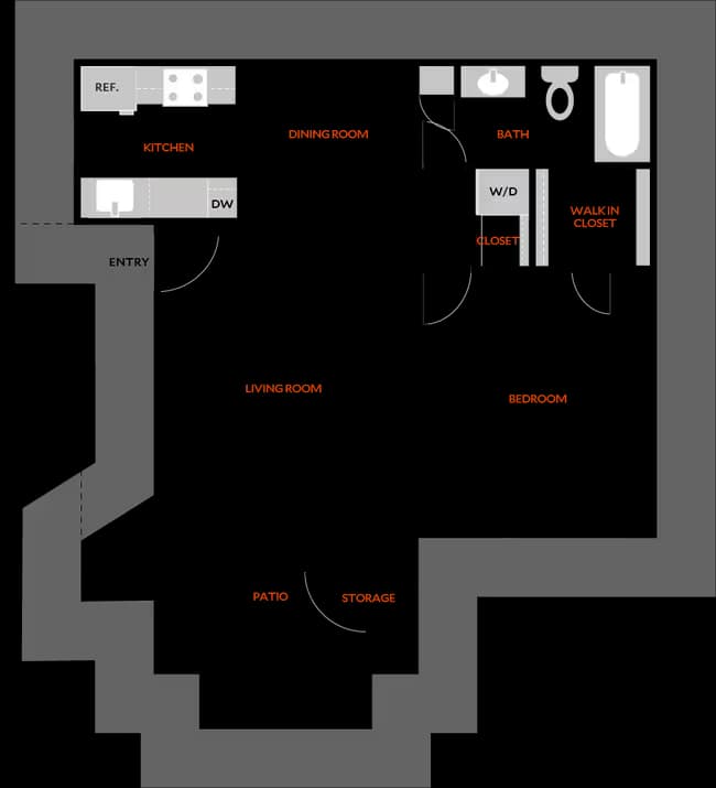 Plan 1AR 1214 floor plan